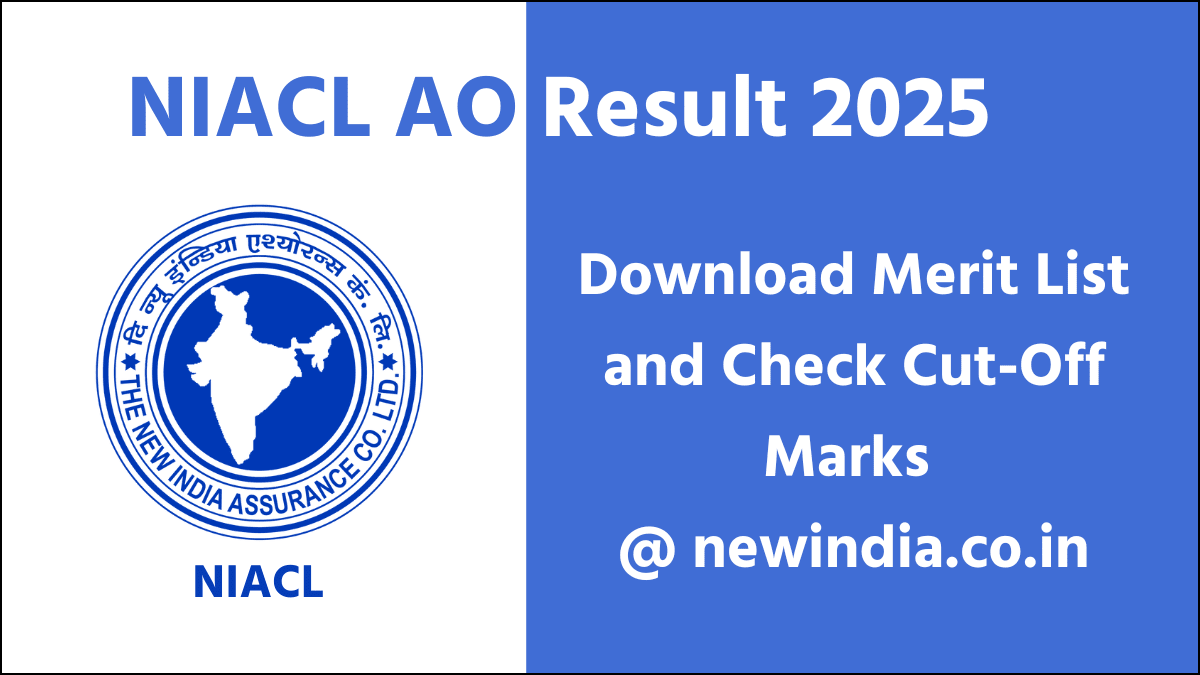 NIACL AO Result 2025